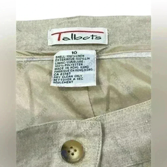 Talbots Women’s Linen Skirt Size 10 - Picture 4 of 4
